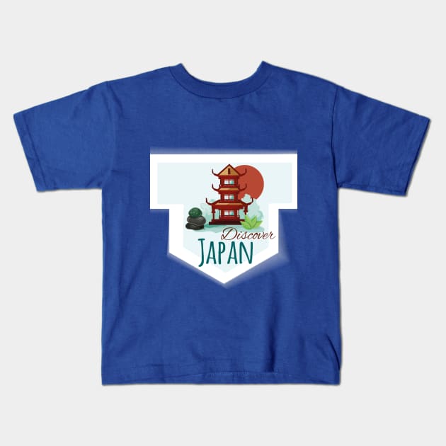 Japan Travel Kids T-Shirt by imshinji